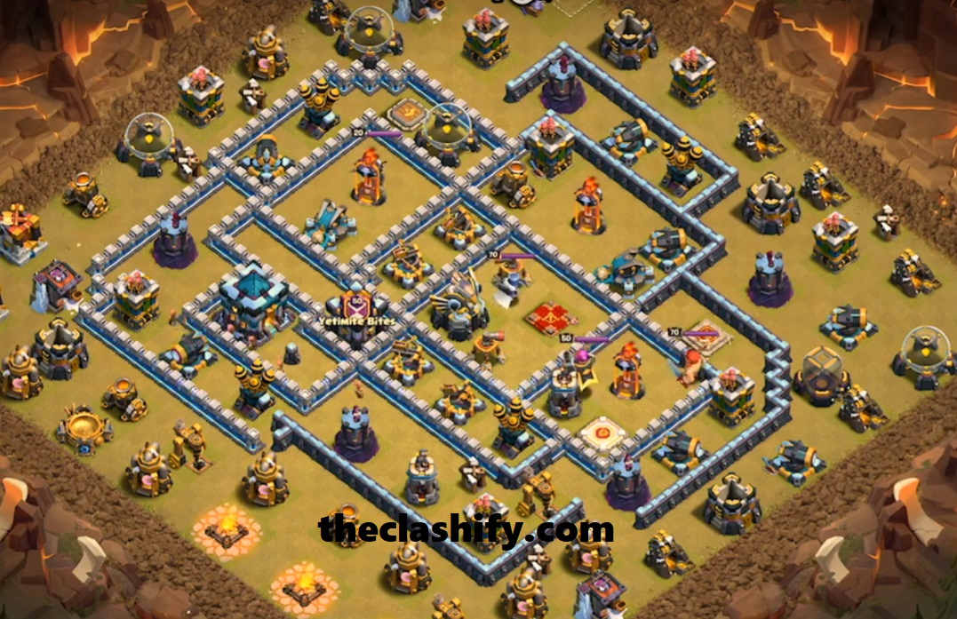 Clash of clans coc th9 war base best town hall 9 war base 2015 anti 2...