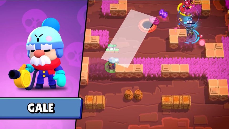 Brawl Stars Gale Gudie How To Use Gale In Brawl Stars - game on pc like brawl stars