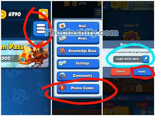 How to redeem codes- Wait until v3.0 reaches your App Store/ device Update the game Click the 3 lines top right Click Promo Codes Copy+Paste