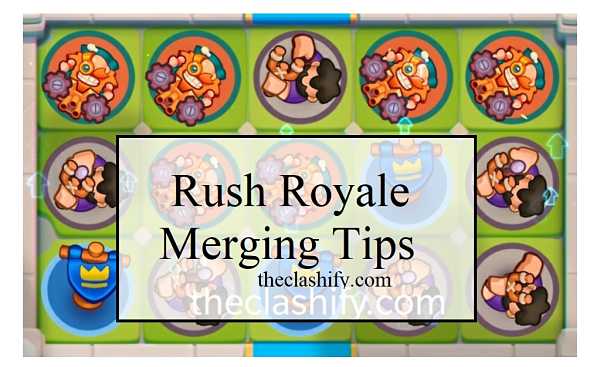 Don't merge units too quickly in rush royale