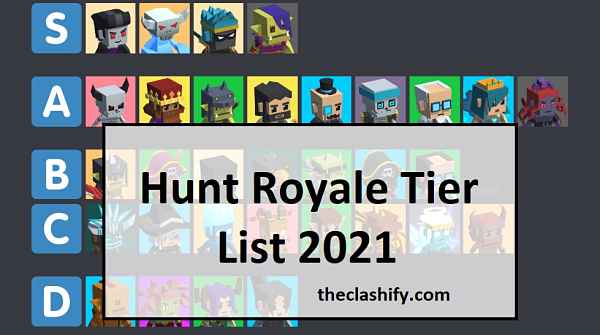 Hunt Royale Tier List 2021 ( Best Hunter Tier List )