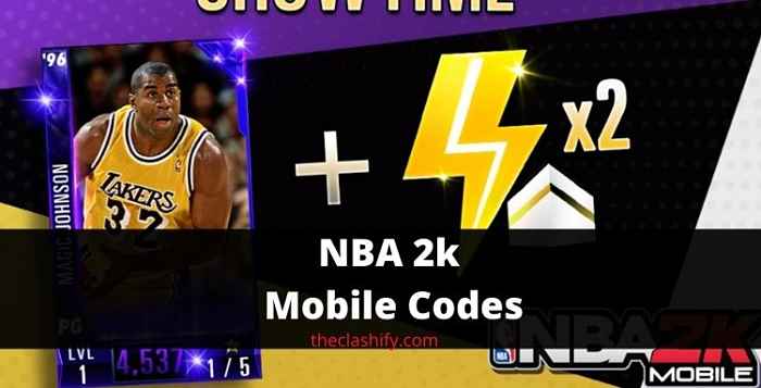 NBA 2k Mobile Codes 2022 January ( Working List )