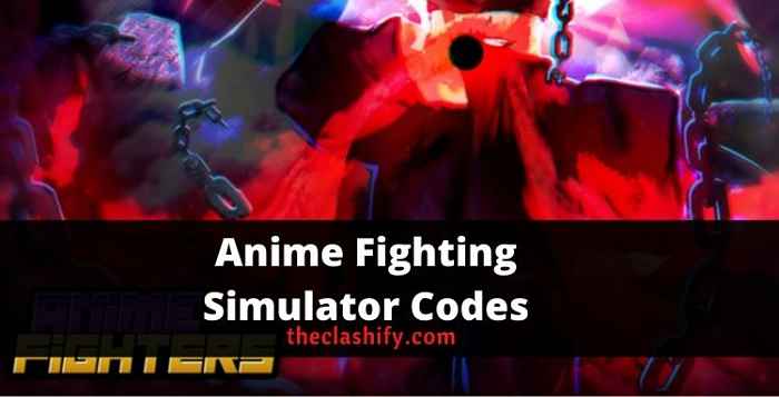 Anime Fighting Simulator Codes 2021 