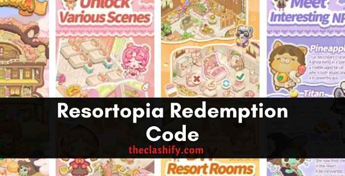 Resortopia Redemption Code 2021 October