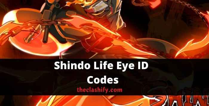 Shindo Life Eye ID Codes 2021 October