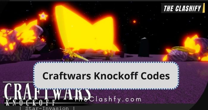 Craftwars Knockoff Codes
