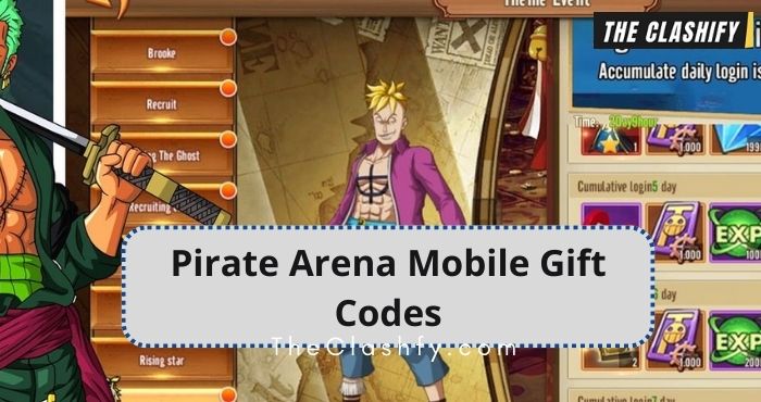 Pirate Arena Mobile Gift Codes