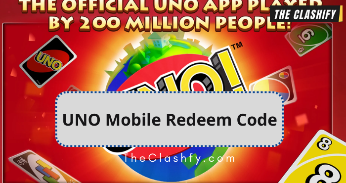 UNO Mobile Redeem Code