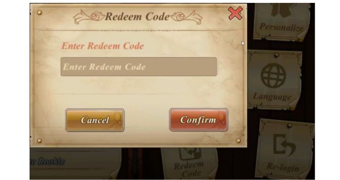 How to Redeem a code in Mugen Sailing King