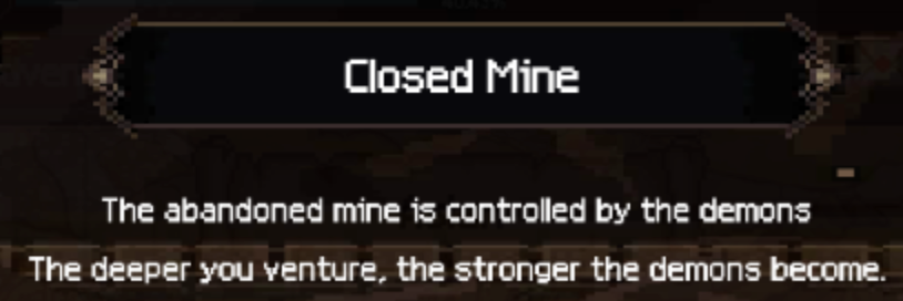 Closed Mine