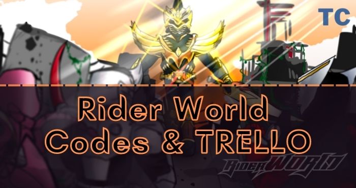 Roblox Rider World Codes