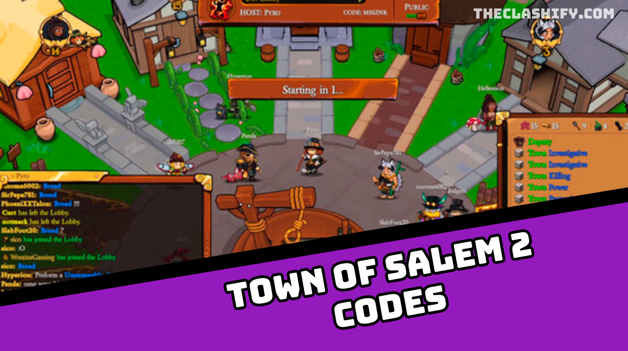 Town of Salem 2 Codes