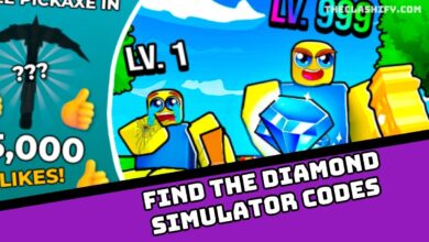 Find The Diamond Simulator Codes