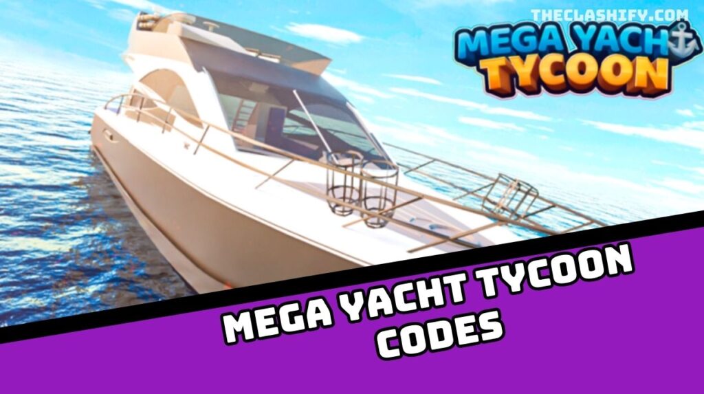 code in mega yacht simulator