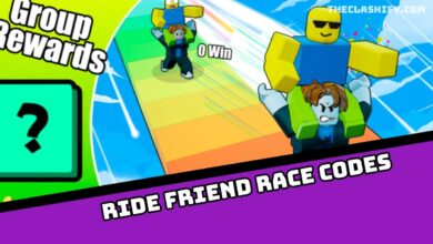 Ride Friend Race Codes