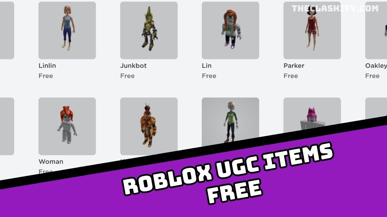 Roblox UGC Items Free