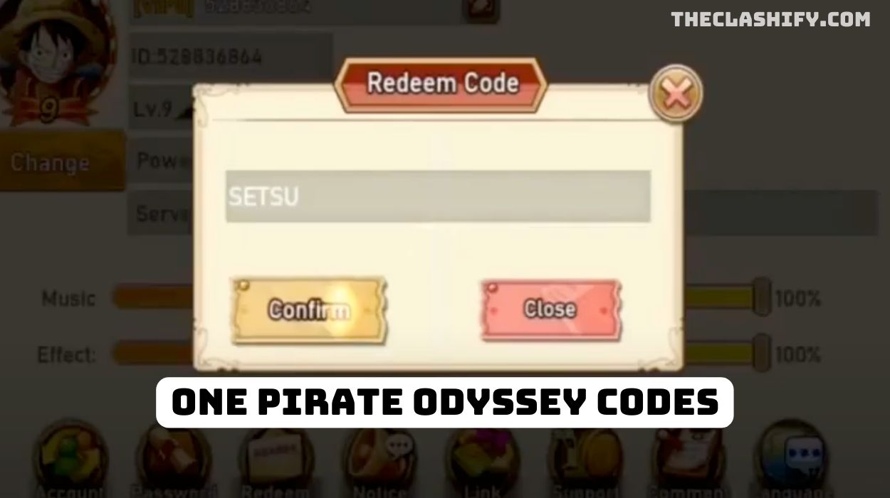 One Pirate Odyssey Codes